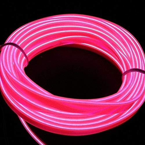 ABALDI Car Light El Wire Car Interior Trim Light Strip for Car Interior Decoration(3m/9ft,Pink)