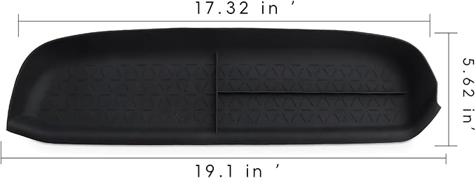 auovo Passenger Storage Organizer Mat Compatible with Toyota RAV4 Accessories 2025 2024 2023 2022 2021 2020 2019 Car Custom Passenger Glove Box Storage Organizer Tray
