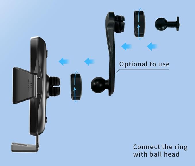 Car Phone Mount for Toyota RAV4 2013–2018 Vehicle-Specific Dash-Mounted Phone Holder with Upgraded Metal Ball Joint,Stable 360° Rotation Car Cell Phone Holder,Toyota RAV4 Auto Accessiores
