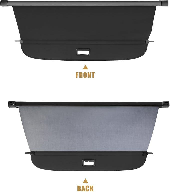 Cargo Cover Retractable Fit for Audi Q7 2016 2017 2018 2019 2020 2021 2022 2023 Retractable Trunk Rear Security Cover Trunk Cover Luggage Security Shield Shade