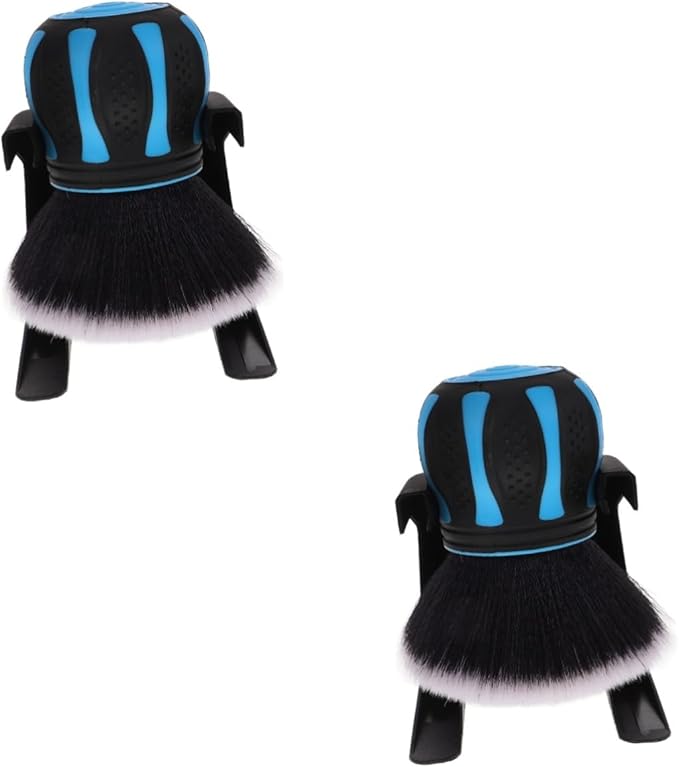 GLEAVI 2pcs Car Vent Cleaner Brush Detailing Tool for Interior Cleaning Multi-Functional Design for and Car Detailing Stylish Base for Easy Handling