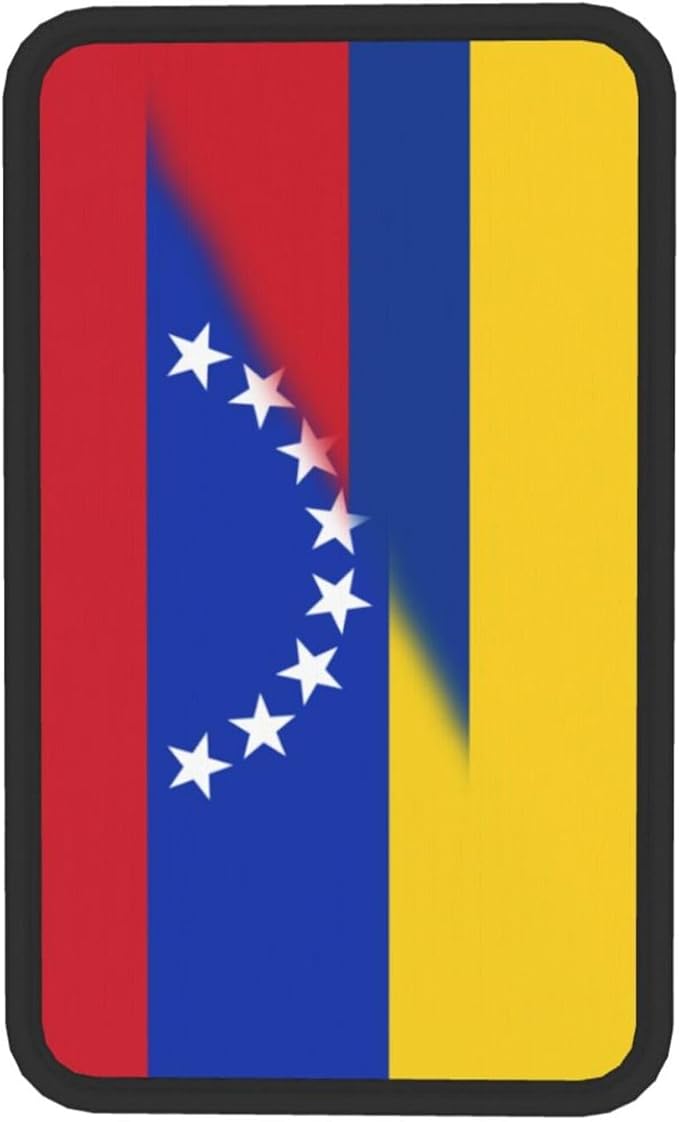 Venezuela Venezuelan Colombia Colombian Flag Auto Center Console Armrest Cover Car Handrail Box Cushion Pad Mat Universal Fit Most Vehicle Sedan Truck SUV Soft Comfort Decor Accessories