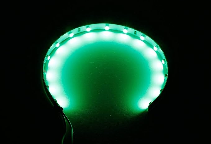 iJDMTOY Emerald Green 15-SMD LED Accent Ambient Lighting Kit Compatible with Car Motorcycle Projector Lens Demon Eye Retrofit
