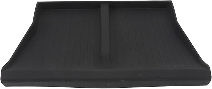 Center Console Wireless Charging Mat Silicone Easy to Clean Anti Slip Phone Charging Pad Car Interior Accessory Black W240004607 Reliable Charging Experience