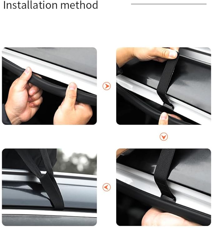 Car Roof Storage Bag for Jeep Compass S / 80th Anniversary/Longitude/Limited FWD 4x4, High Capacity Car Top Travel Bag Reflective Strips Safety Design Roof Bag