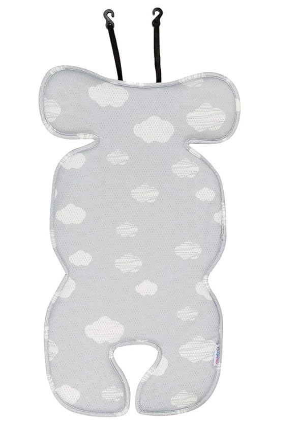 Stroller Liner Cool Seat Cover | Pad| Insert for Universal Car Seat & Stroller - (Toddler Cloud 3D Mesh Handmade)