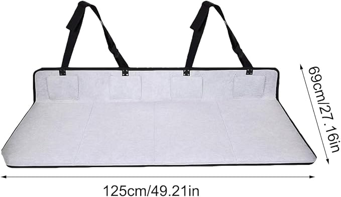 Car Sleeping, Non-Slip Foldable Mat, Waterproof Backseat Extender Advantage, Fabric Travel Kit, Vehicle Accessory with Easy Setup, Outdoor Camping Solution for Picnic Fishing Beach