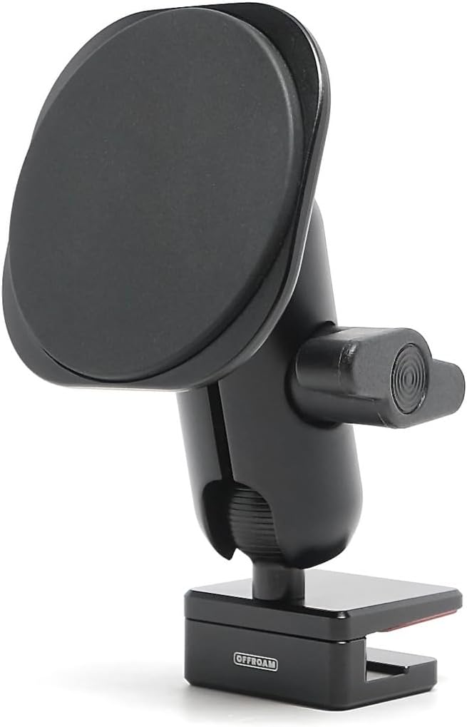 Offroam Non-Charging Phone Mount Made for MagSafe and Made for Toyota 4Runner 2010-2024, Aluminum, Dashboard Mounting, 360-Degree Adjustable, High Strength Magnets