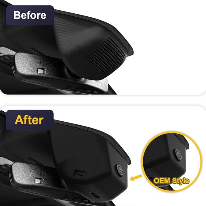 Fitcamx Front 4K+Rear 1080P Dash Cam Adapts for Acura MDX 2025 2026 Type S (HD2-D4600), Integrated OEM Look, Dual HD Video, Built-in WiFi & APP, Loop Recording, Gravity Sensor, Easy to Set, 128GB Card