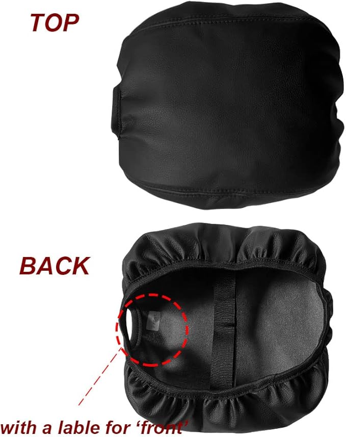 DEYTOP Center Console Cover for Jeep Wrangler JL JLU 2026 2018-2025 Console Armrest Cover for Jeep Gladiator JT 2020-2026 Car Cushion Pad for JL&JT (NOT for JK/JKU)(Black with Black Stitches)