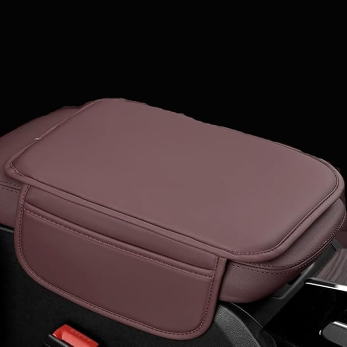Arm Rest Pad Car for VW Routan 2008-2013, Car Center Console Cover Car Armrest Cushion Armrest Box Pad Car Accessories,Brown