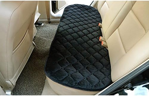 Sedeta Silk Velvet Auto Car Vehicle Long Rear Seat Chair Cover Protective Cushion Mat pad for Baby, SUV, Skin-Friendly c