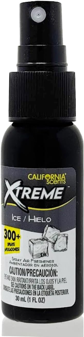 California Scents Xtreme 1 oz. Spray Air Freshener, Ice