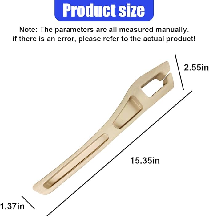 2PCS Car Seat Gap Filler Organizer, Car Center Console Side Plug with Storage Slot Prevent Falling, Multifunctional Vehicle Interior Phone Holder Accessories for Cars, Trucks, SUVs (Beige)