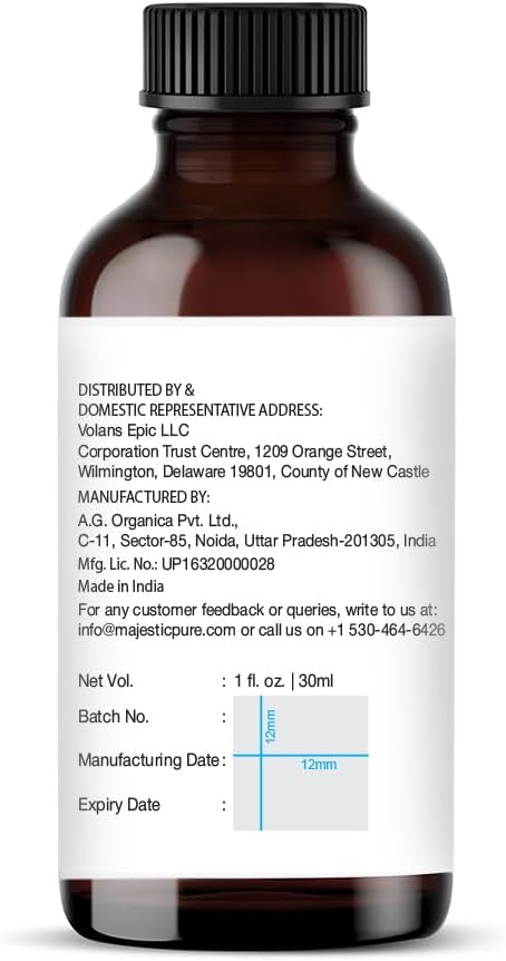 Majestic Pure Essential Oil with Glass Dropper - 100% Pure and Natural - Essential Oils for Diffuser, Aromatherapy, Soap and Candle Making, Rose Essential Oil, Rose Oil, 1 Fl Oz