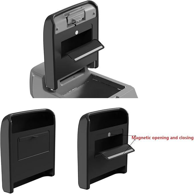 SXCY for 2025 2026 Toyota 4Runner Armrest Cover for 2025 2026 Toyota 4Runner Accessories 6th Gen 4Runner Center Console Cover Silicone Full Cover Middle Console Armrest Protection(w/Privacy Storage)