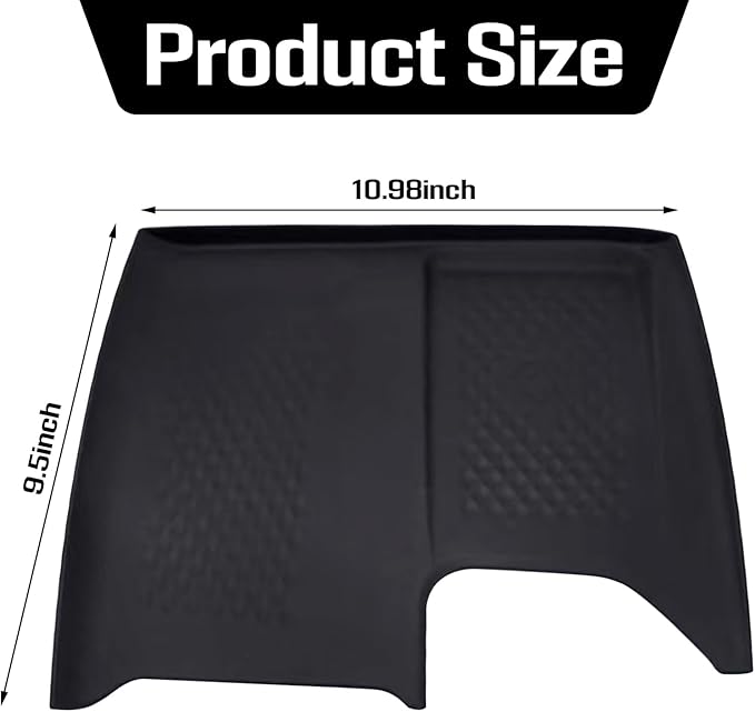 Wireless Charging Anti-Slip Mat Compatible with 2024 2025 Toyota Grand Highlander, Silicone Phone Charging Pad for Center Console, Heat-Resistant Non-Slip Protective Accessory