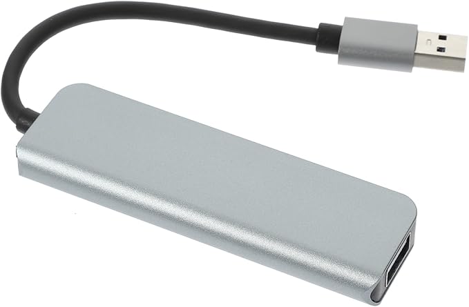 USB Hub Splitter USB Expander for Laptop Compact Design with Fast Data Transfer up to Compatible with Keyboards Mice and More