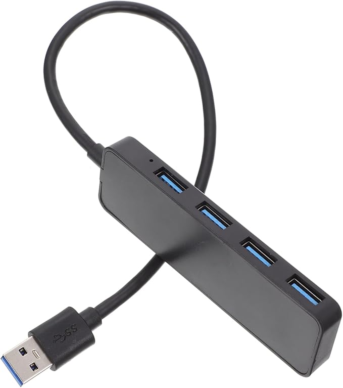 Gadpiparty USB Hub Port Data Splitter Ultra-Slim Expansion Adapter for Laptop and Computer High-Speed Transfer USB Expander for Easy Device Connectivity