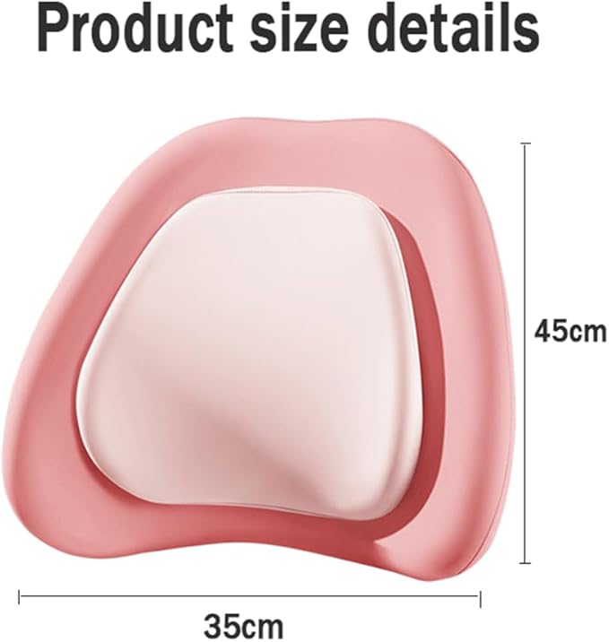 Car Headrest Lumbar Support Cushion for VW Golf VIII VI V IV III II I Mk 8 7 6 5 4 3 R GTE/GTI/GTD/Clubsport 45, Memory Foam Relieve Fatigue Breathable Car Seat Neck Pillow