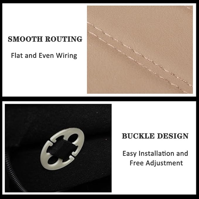 Leather Car Seat Extender Cushion,Car Leg Extender Leg Support Pillow Universal Car Seat Leg Pad,Comfortable Leg Rest Extended Cushion Mat for Car Bus Train Home Office (Beige)