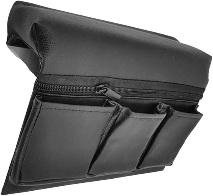 3pcs Leather Car Armrest Pad Storage Organizer Car Side Door Support Accessory