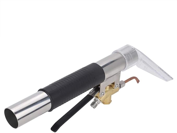 Joyzan Stainless Steel Hand Wand with Clear Head, Extractor Auto Detailing Tool Upholstery Carpet Furniture Cleaning Cleaner Spray Portable Vacuum Attachment Viewing Window Home Bedroom Machine Car