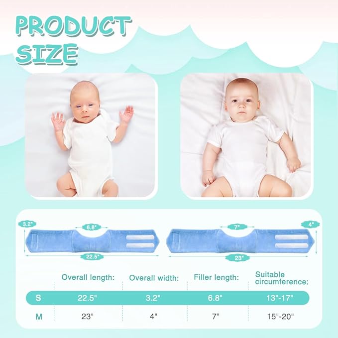 Torticollis Pillows for Infants - Neck Support Newborn Baby Carseat Head Positioner Toddler Plagiocephaly Cushion Traveling Sleep Correction Adjustable Soft Flannel