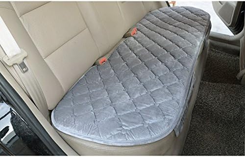 Sedeta Silk Velvet Auto Car Vehicle Long Rear Seat Chair Cover Protective Cushion Mat pad for Baby, SUV, Skin-Friendly c