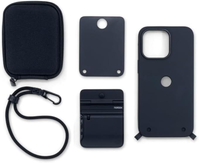 FJORDEN Pro Bundle for iPhone 15 Pro - Includes Fjorden Camera Grip, MagSafe iPhone Case, Wrist Strap & Carry Case - Shoot Like A Pro with Your iPhone