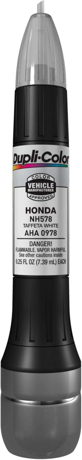 Dupli-Color AHA0978 Scratch Fix All-In-1 Exact-Match Automotive Touch-Up Paint – Honda Taffeta White – 0.25 oz. Paint Pen