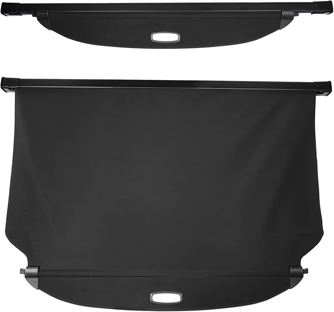 Powerty Retractable Cargo Cover for 2021-2026 Kia Sorento, Canvas Texture Trunk Cover Privacy Screen Rear Security Shade for Sorento Accessories