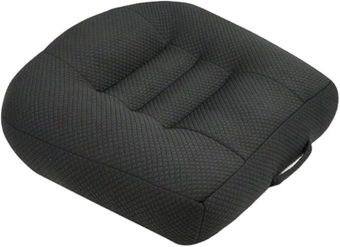 Car Booster Seat Booster Height Lifting Pad Breathable Mesh Portable Car Seat Cushion for Fatigue for Trucks, Cars, SUVs, Office Chairs, Wheelchair (Black)