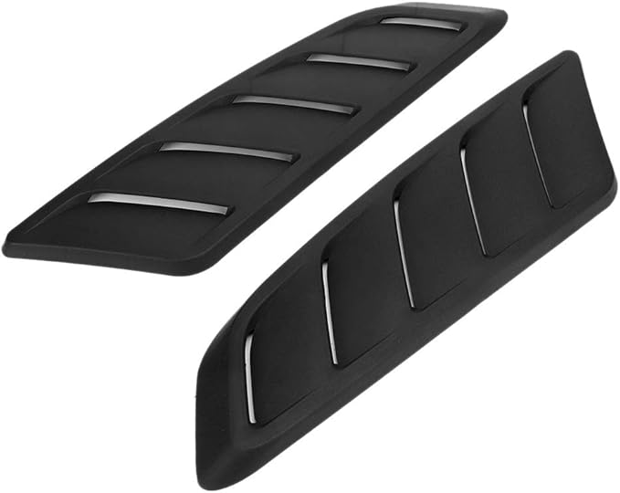 Hood Vent,Hood Vents For Cars,Car Hood Vent,Automotive Hood Louvers,2Pcs Car Auto Modification Hood Bonnet Vent Cover Fit For 2015-2017