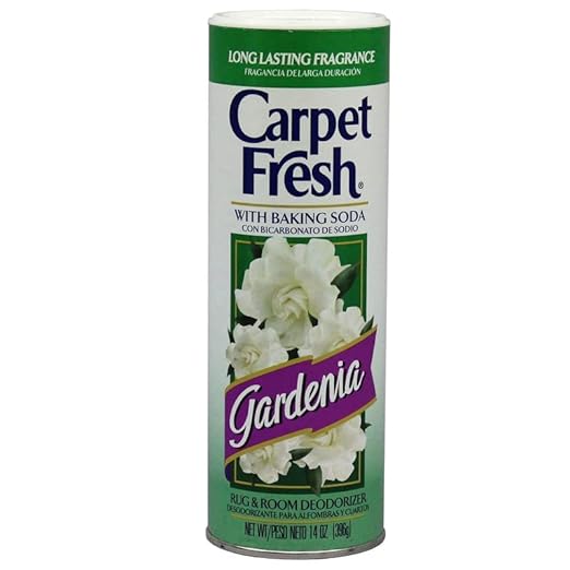 Carpet Fresh Rug and Room Deodorizer with Baking Soda, Gardenia Fragrance, 14 OZ PACK OF 1