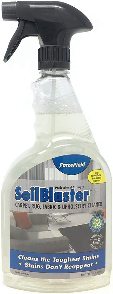 ForceField® SoilBlaster Stain Remover for Clothes, Carpets, Upholstery & More - 32oz