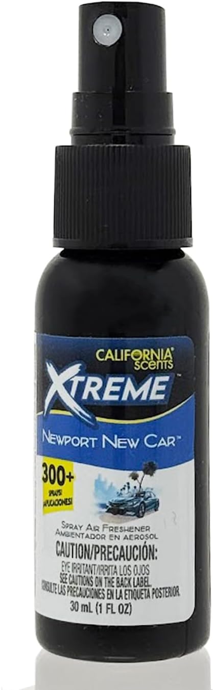 California Scents Xtreme 1 oz. Spray Air Freshener, Newport New Car, 2 Packs