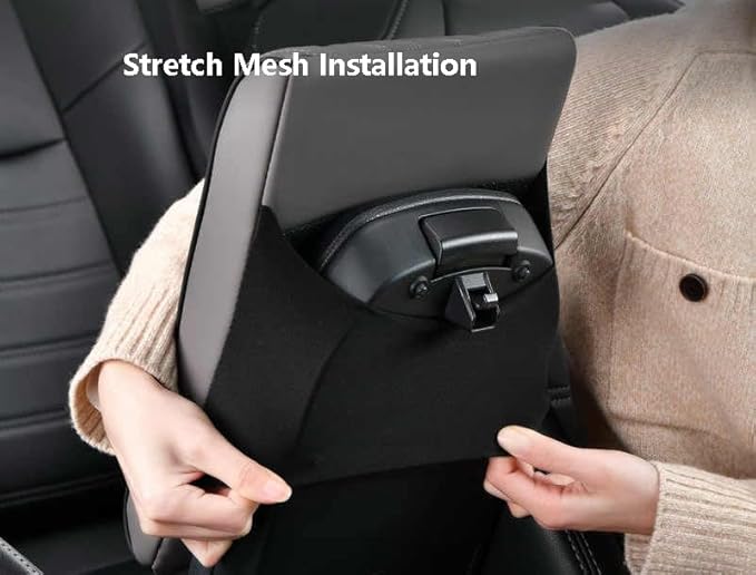 Car Center Console Cover for Lincoln Nautilus 2024-2025,Armrest Box Mat,Car Armrest Box Pad,Center Console Cushion,Leather Car Armrest Box Pad,Scratch Resistant,Comfort Elbow,C-Beige