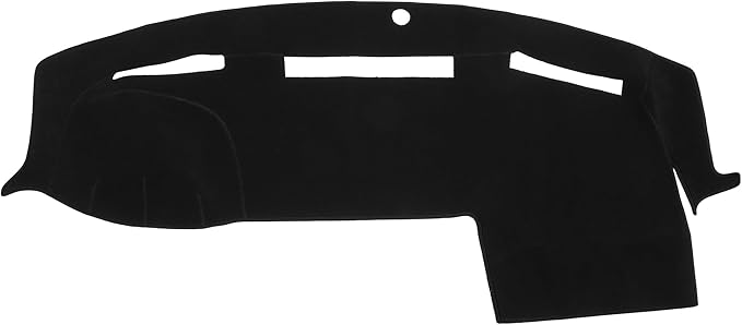 Car Dashboard Cover Compatible for Dodge for Ram 2010-2018, Protective Polyester Black Center Console Interior Trim Dash Cover Mat Pad