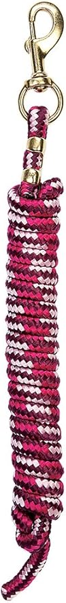 Weaver Equine Performance Lead Rope, Long Horse Lead Rope with Quick Halter Attachment, Soft Comfort Grip, Barn Horse Tack for Daily Use & Showing