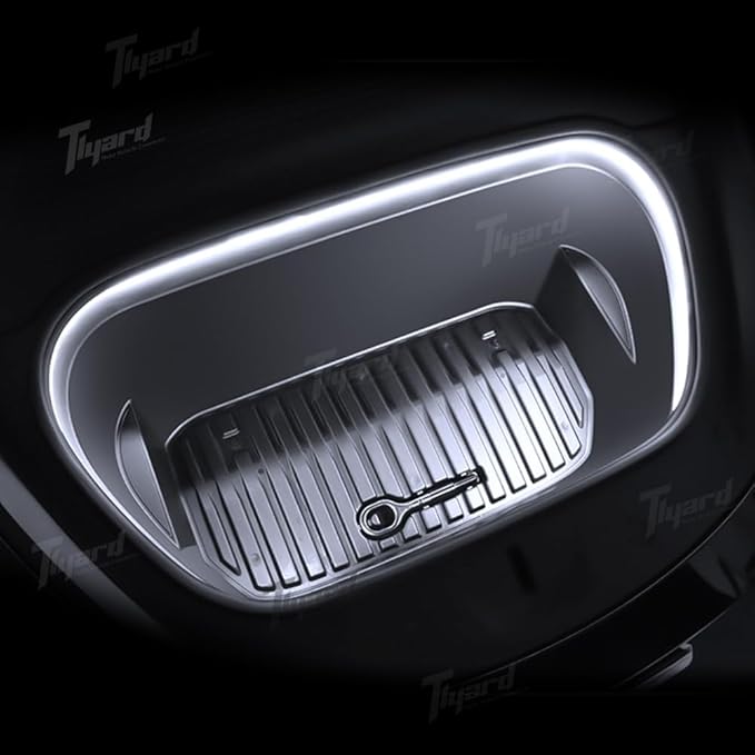 Tlyard Trunk Light Strip for Tesla Model 3 Highland 2024 2025 Accessories, Car Front Trunk Interior LED Ambient Atmosphere Lighting Bar Decoration 12V(White Light)
