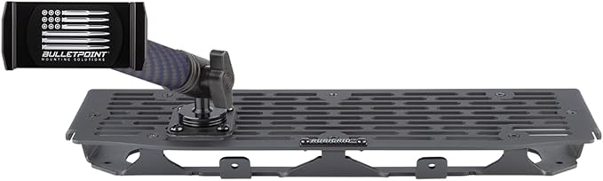 Bulletpoint Mounting Solutions RubiGrid Metal Dash Mount Phone Holder Compatible with 2021-2025 Ford F-150 and 2021-2023 Ford Raptor (Spring-Loaded)