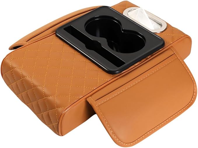 Center Console Cover for Jeep Cherokee 1984-2001 XJ,Car Center Console Cover,Armrest Storage Box Mat,Car Center Console Cushion Pad,Car Armrest Box Pad,Cayenne Brown