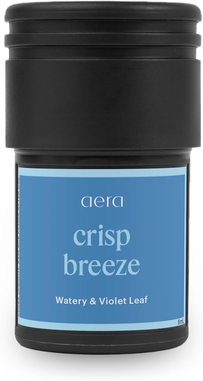 Aera Go Crisp Breeze Car Fragrance Scent Refill - Notes of Watery and Violet Leaf - Works with the Aera Go Diffuser for Car