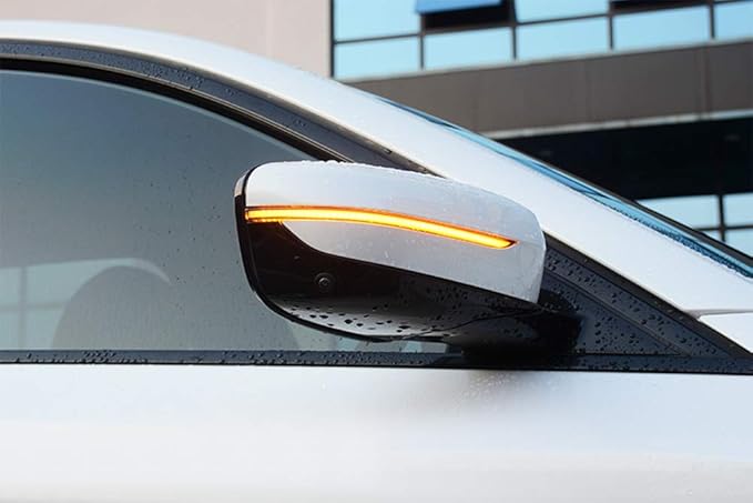 iJDMTOY Smoked Lens Dynamic Sequential Blink/Flow Full LED Side Mirror Turn Signal Light Assembly Kit Compatible with 2017-up BMW G30/G31 5 Series, 2016-2019 BMW G11 7 Series