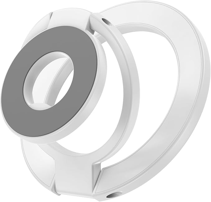 Magnetic Phone Grip Stand for iPhone 17/16e/16/15/14/13/12 Pro Max, Double Adjustable Gym Finger Ring Grip MagSafe Ring Holder with Kickstand for Samsung Galaxy S26 Ultra/S26/S25 Ultra/S25 Plus/S25 FE
