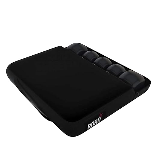 ROHO MOSAIC Cushion, Standard, Inflatable Seat Cushion for Office Chair, Wheelchair, Cars, Home Living, & Back Ache Support, Adjustable Cushion with Stretchable Cover & Non-Skid Bottom, 16" x 16"