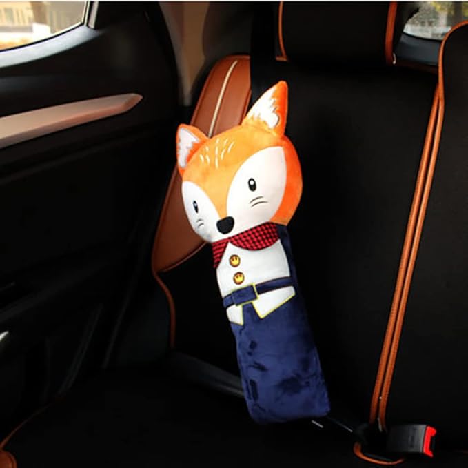 Car Travel Pillow for Kids Car Seat Pillow Cute Cartoon Travel Pillow Cushion Breathable Head and Body Support Pillow for Sleeping Travel Neck Rest Car Seat Pillow Long Journey&Road Trip