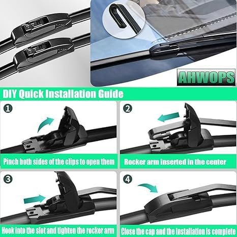 3 Wiper Front and Rear Wiper Blades for Ford Escape 2005-2007, OE Original Style (20″/18″ Front/10″ Rear) For My Car
