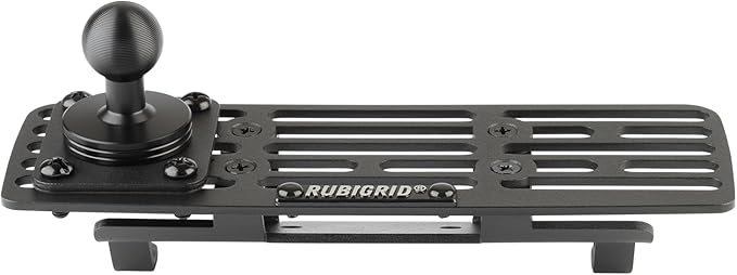 Bulletpoint Metal Dash Mount Cell Phone Holder Compatible with 2013-2018 RAM Truck & 2019+ RAM 1500 Classic (RubiGrid Spring-Loaded)
